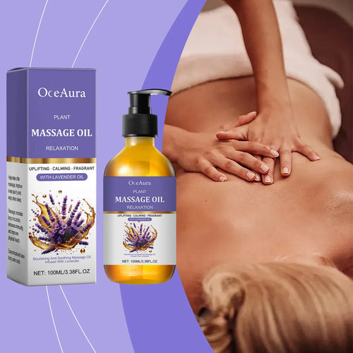 Huile de Massage Lavande – Relaxation & Sommeil Profond